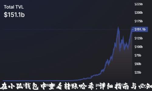 
如何在小狐钱包中查看转账哈希：详细指南与必知技巧